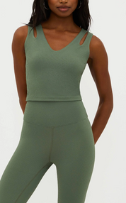 Evelina Top Queen Palm Waffle