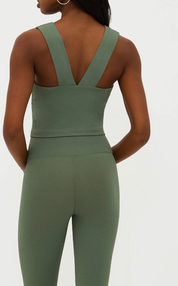 Evelina Top Queen Palm Waffle