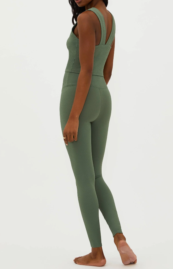 Piper Legging Queen Palm Waffle