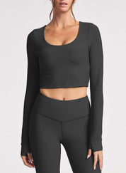 Refine Long Sleeve Bra Top