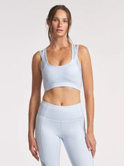 Sheen Strappy Mesh Bra