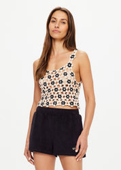 LUMINARY LILY CROCHET TOP