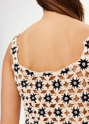 LUMINARY LILY CROCHET TOP