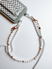 Gray Checkered Wallet