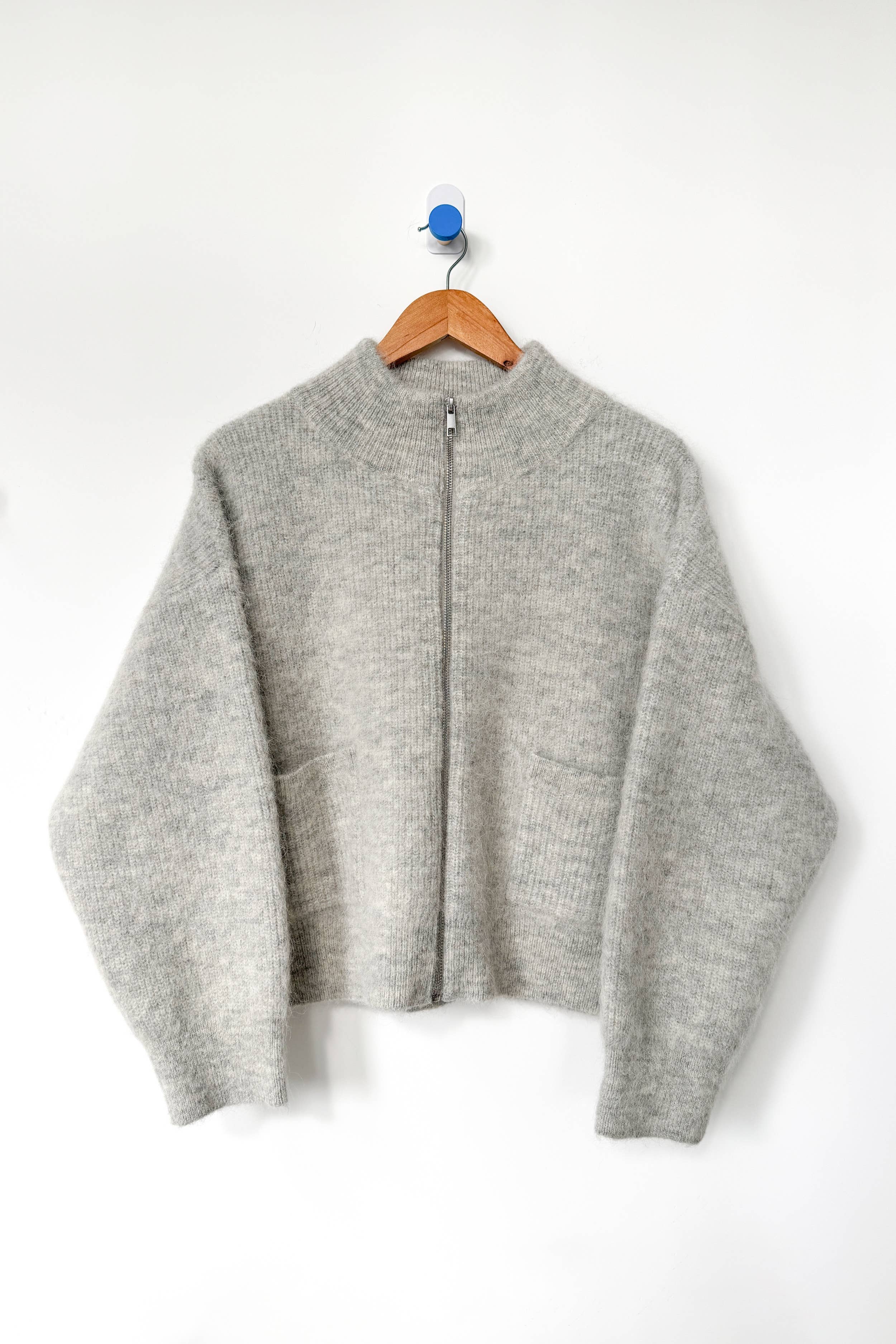 Alpaca Zip Front Jacket