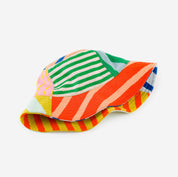 Patchwork Stripe Bucket Hat