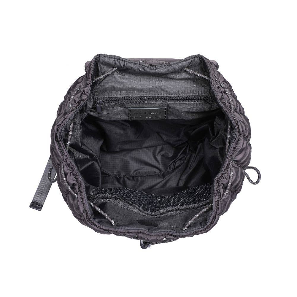 Quilted Puffer Nylon Backpack