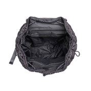 Quilted Puffer Nylon Backpack