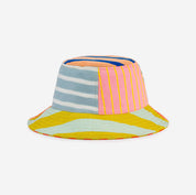 Patchwork Stripe Bucket Hat