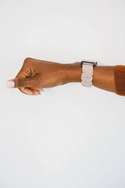Silky Sand Scrunchie Band Compatible with Apple Watch