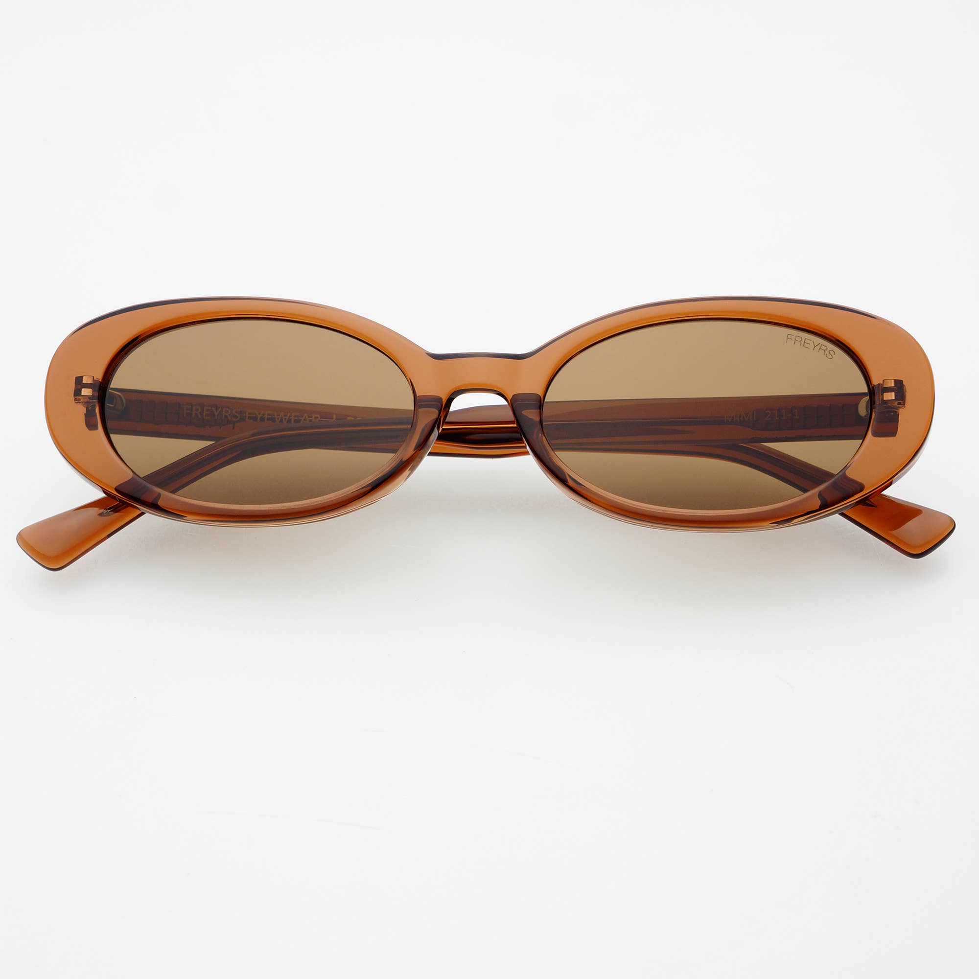 Mimi Acetate Oval Sunglasses