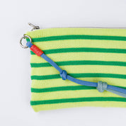 Super Stripe Knit Pouch