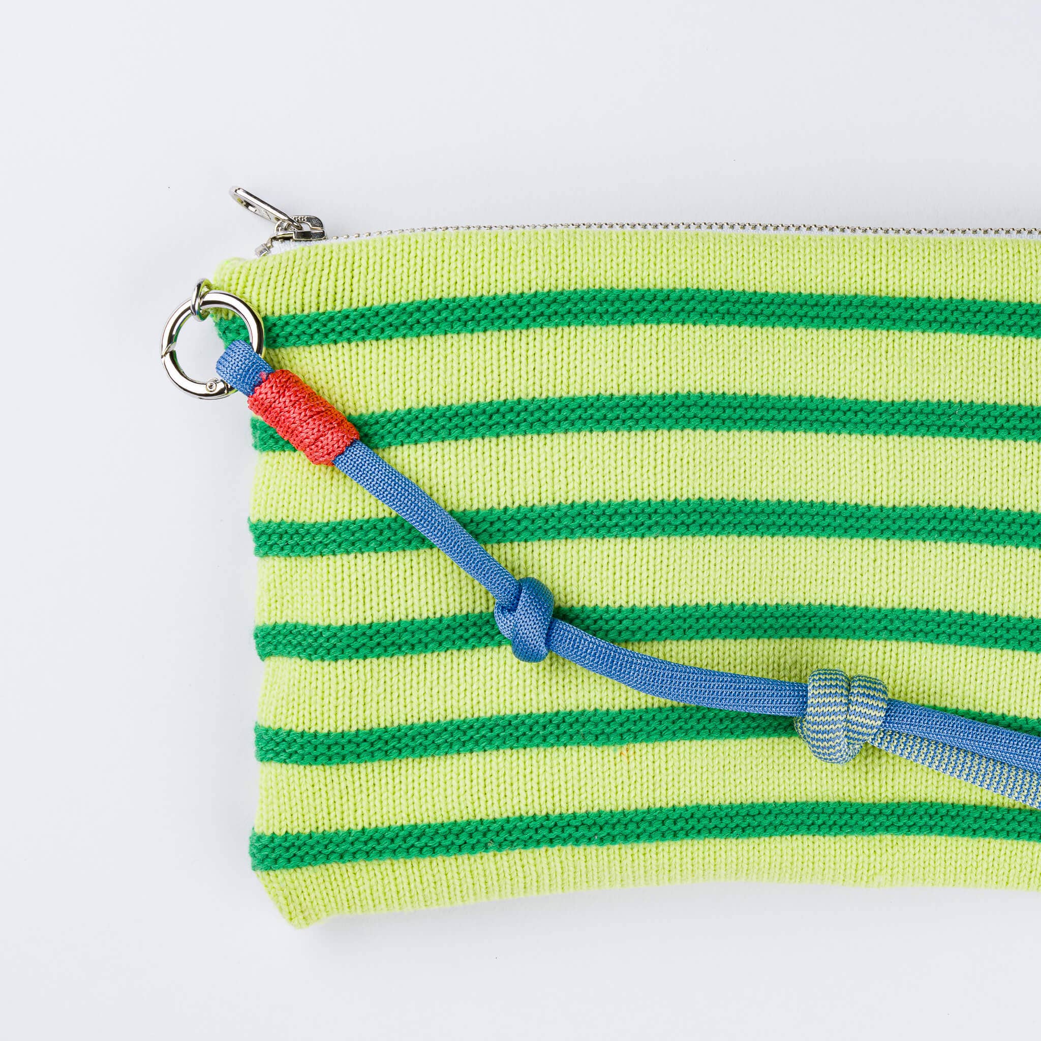 Super Stripe Knit Pouch