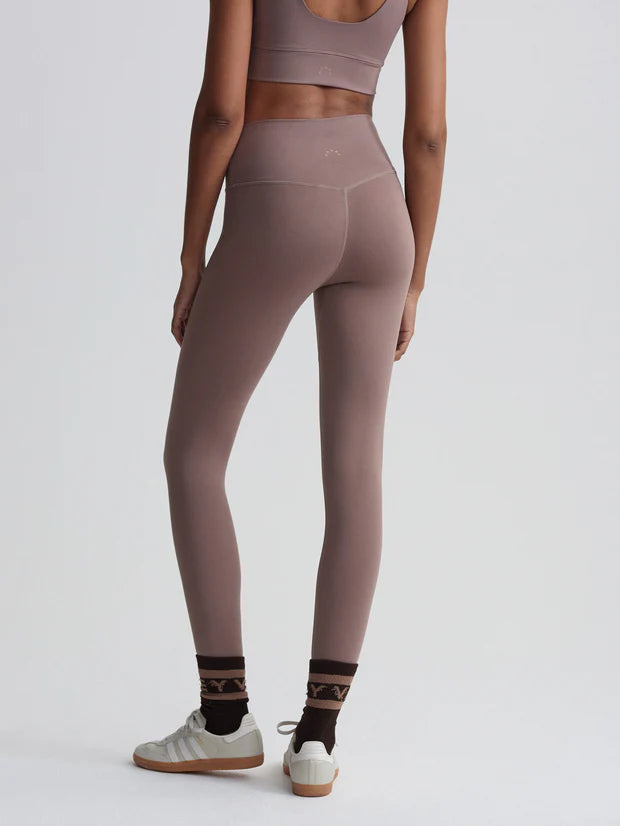 Freesoft High Rise Legging 25 in Deep Taupe