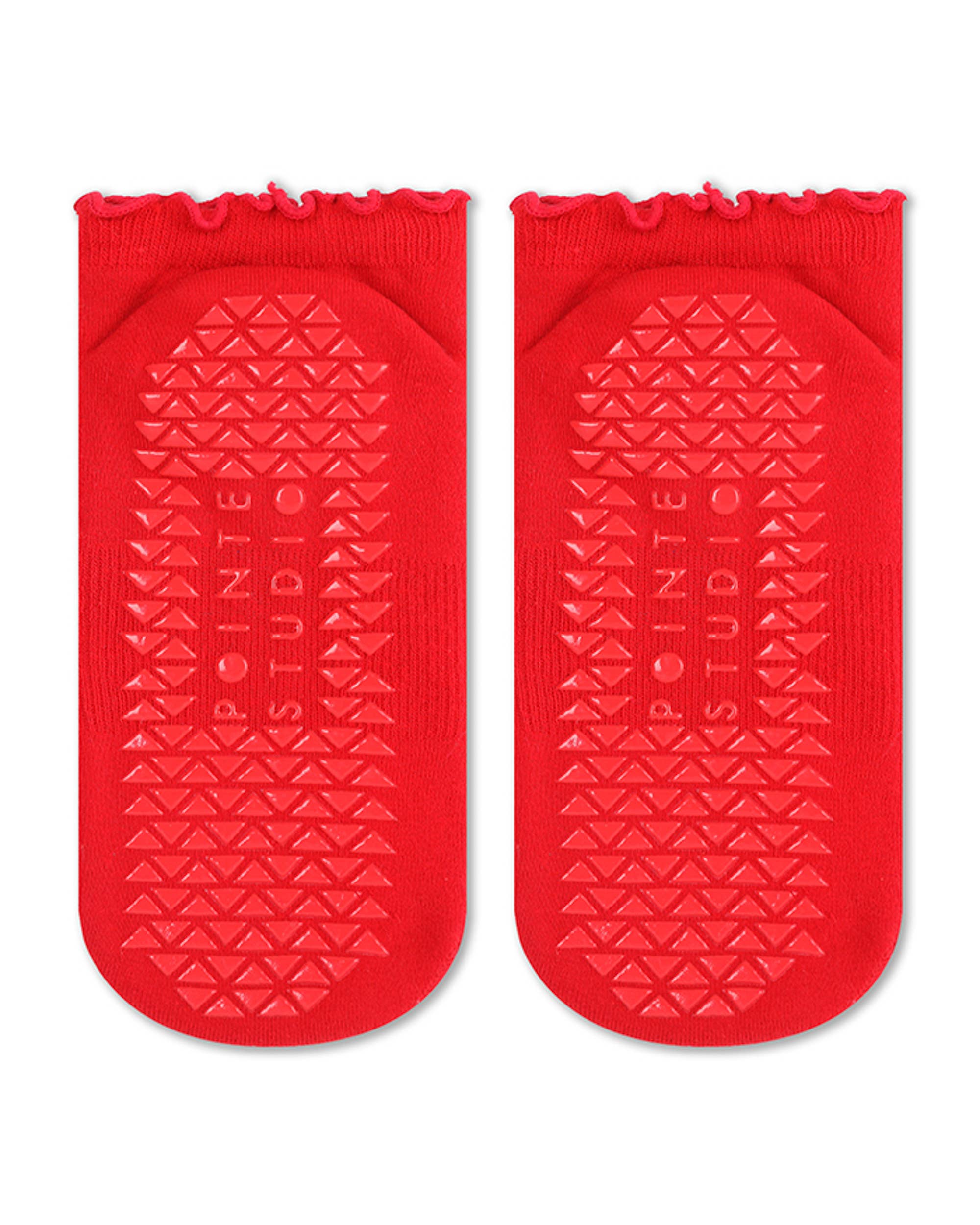 Women's Ruffle Full Foot Grip Sock