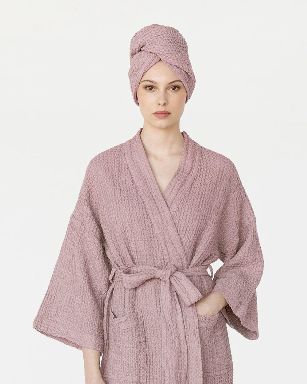 Linen Hair Towel Turban