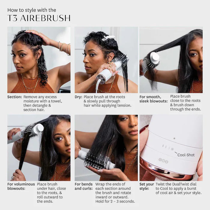 T3 Airebrush One Step Hair Dryer