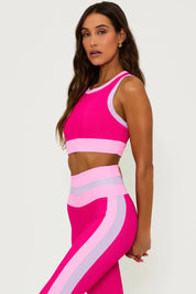 Gwen Top Raspberry Colorblock