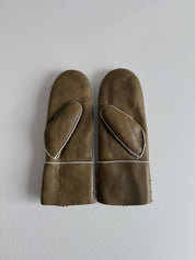 SHEARLING MITTENS