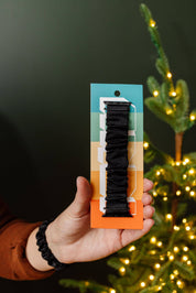 Onyx Luxe Scrunchie Band Compatible with Apple Watch