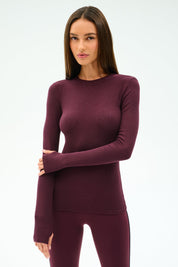 Louise Rib Long Sleeve Shirt