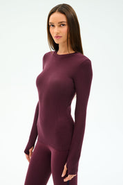 Louise Rib Long Sleeve Shirt
