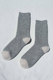 Wool Waffled Socks