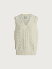 Kay Cable Knit Vest