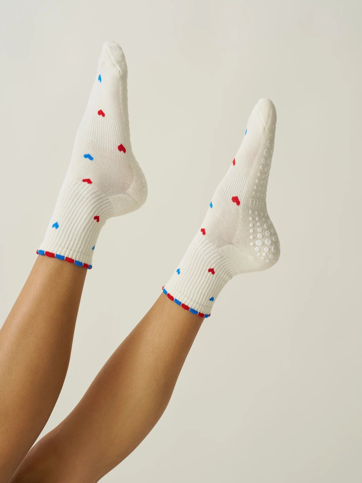 🇺🇸 USA Mini Heart Petal Grip Sock