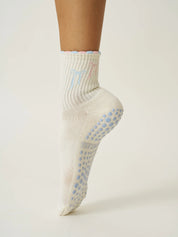 🎀 🎀 Ribbon Duo Petal Grip Sock