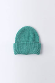 Angora Beanie Hat - Teal Blue
