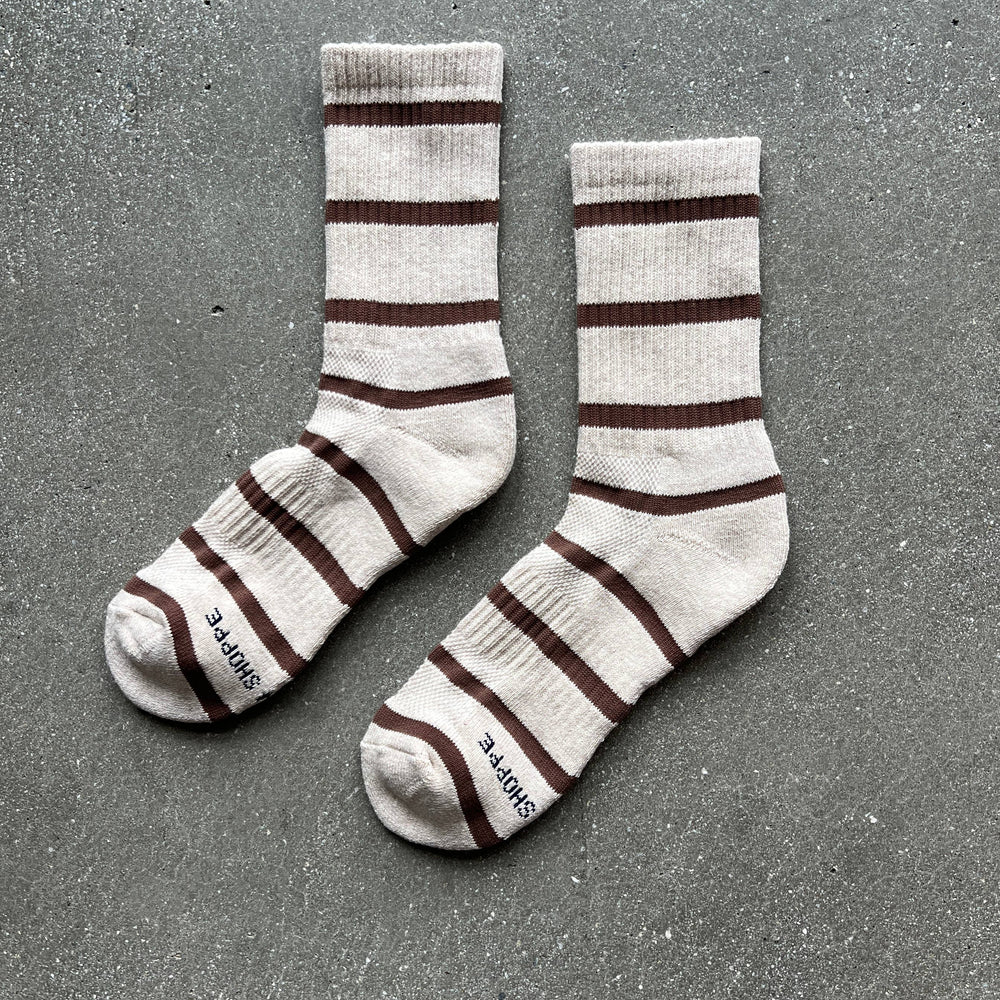 
                      
                        Striped Boyfriend Socks
                      
                    