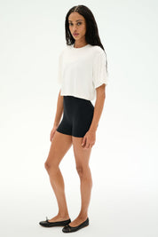 Djuna Oversized Crop Jersey Tee