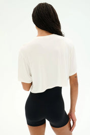 Djuna Oversized Crop Jersey Tee