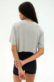 Djuna Oversized Crop Jersey Tee