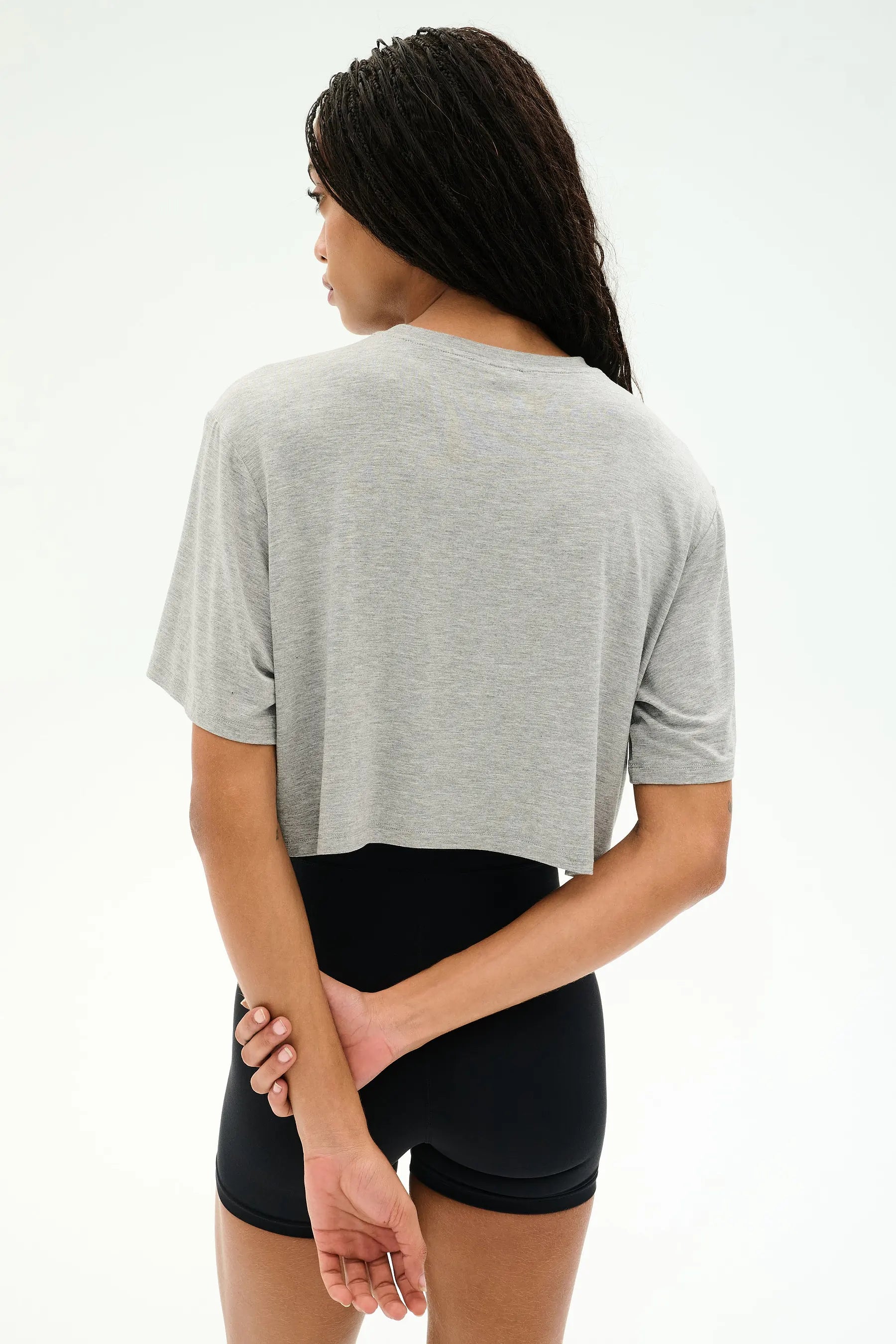 Djuna Oversized Crop Jersey Tee