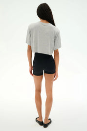 Djuna Oversized Crop Jersey Tee