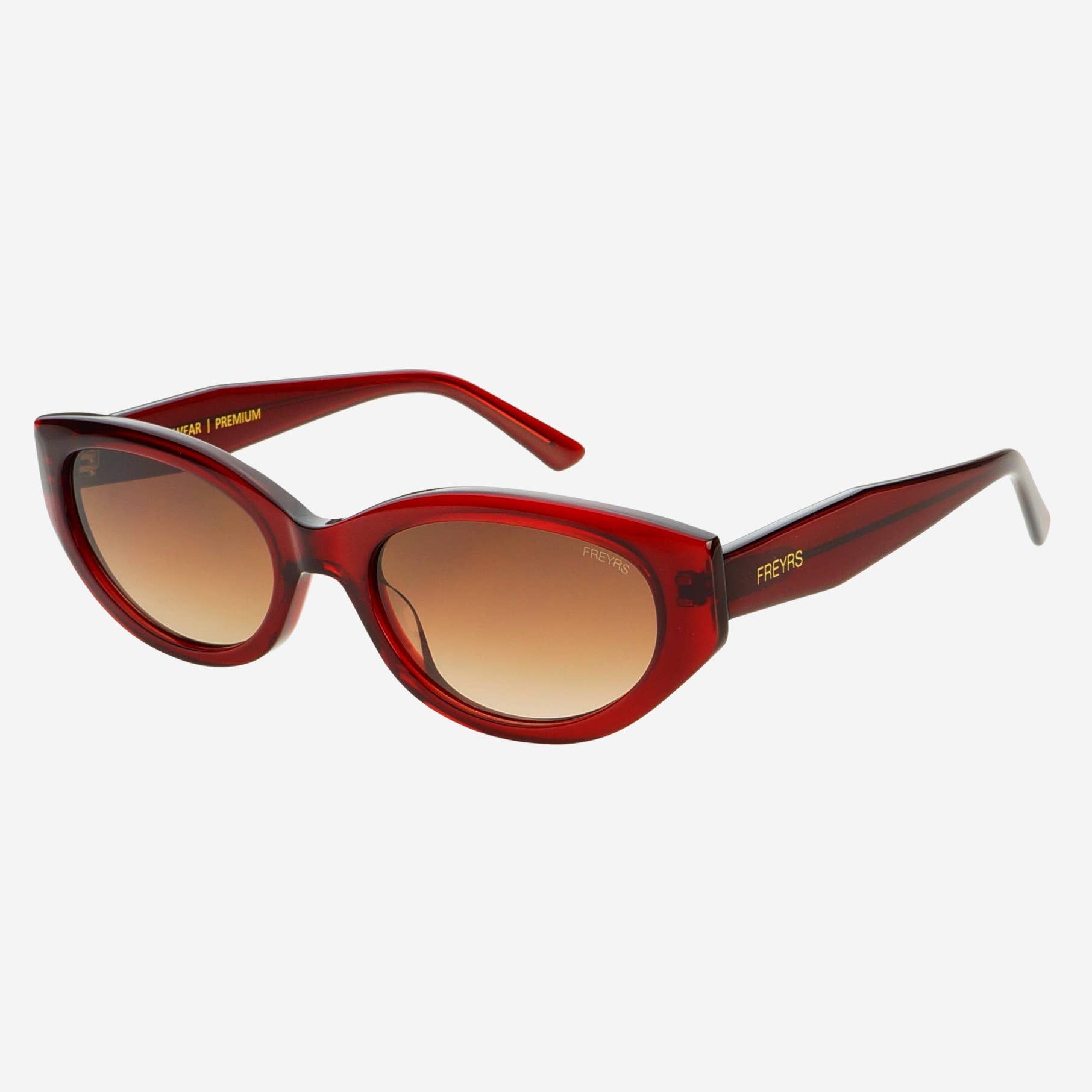 Ameli Acetate Cat-Eye Sunglasses Red