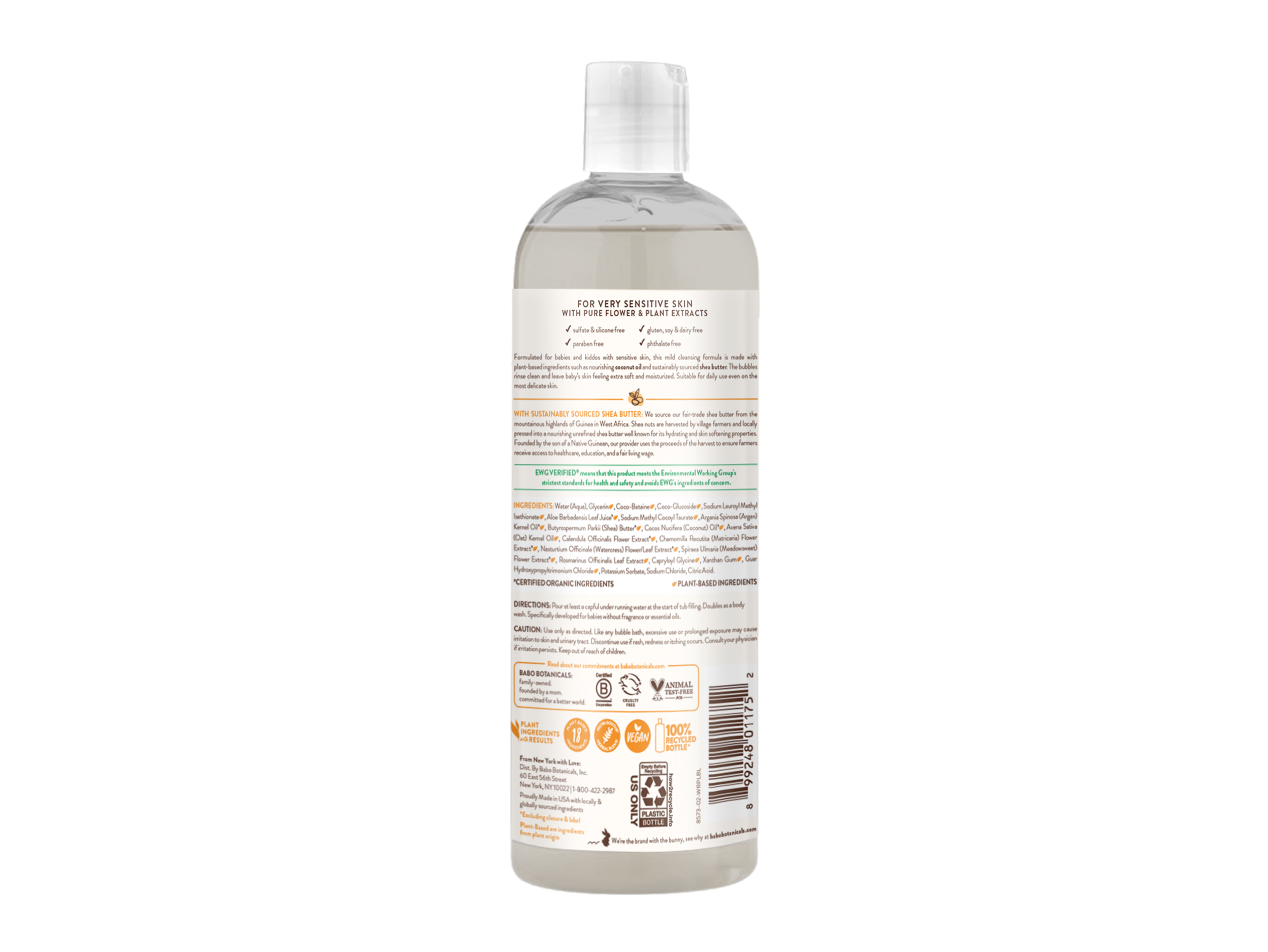 Sensitive Baby Bubble Bath & Wash