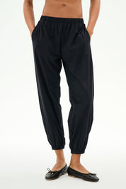 Megan Woven Nylon Jogger