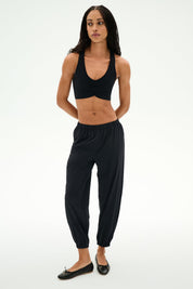 Megan Woven Nylon Jogger