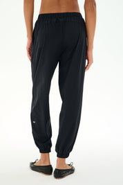 Megan Woven Nylon Jogger