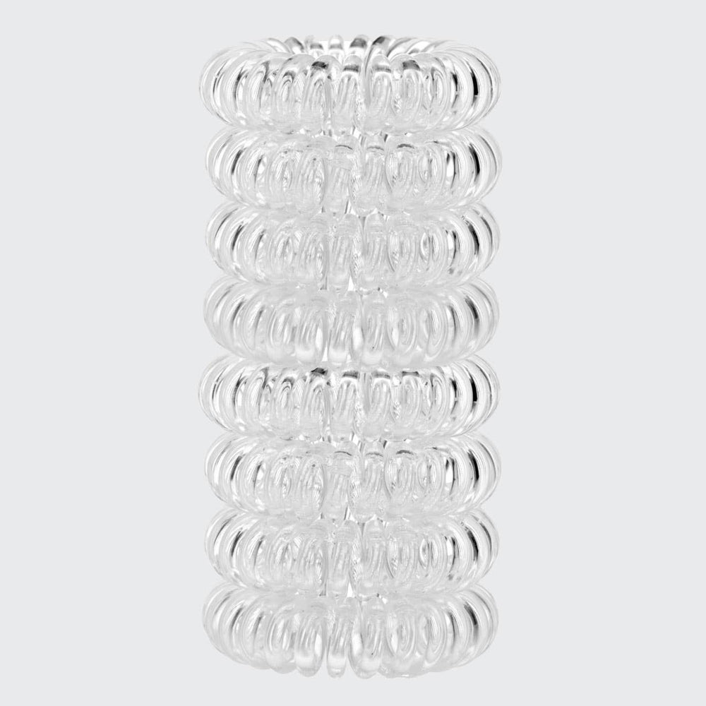 
                      
                        Spiral Hair Ties 8 Pack - Clear
                      
                    