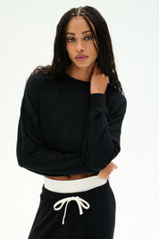 Noah Fleece Crop Sweatshirt