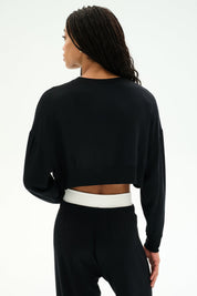 Noah Fleece Crop Sweatshirt