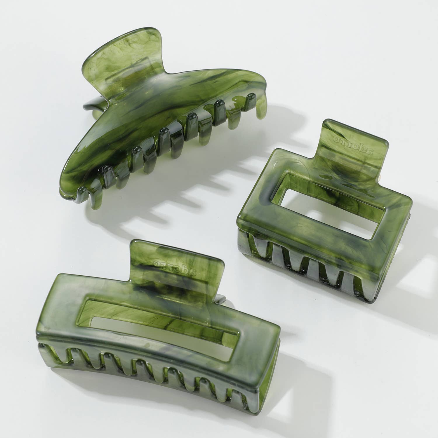 Jade Green S/M | Assorted Claw Clips