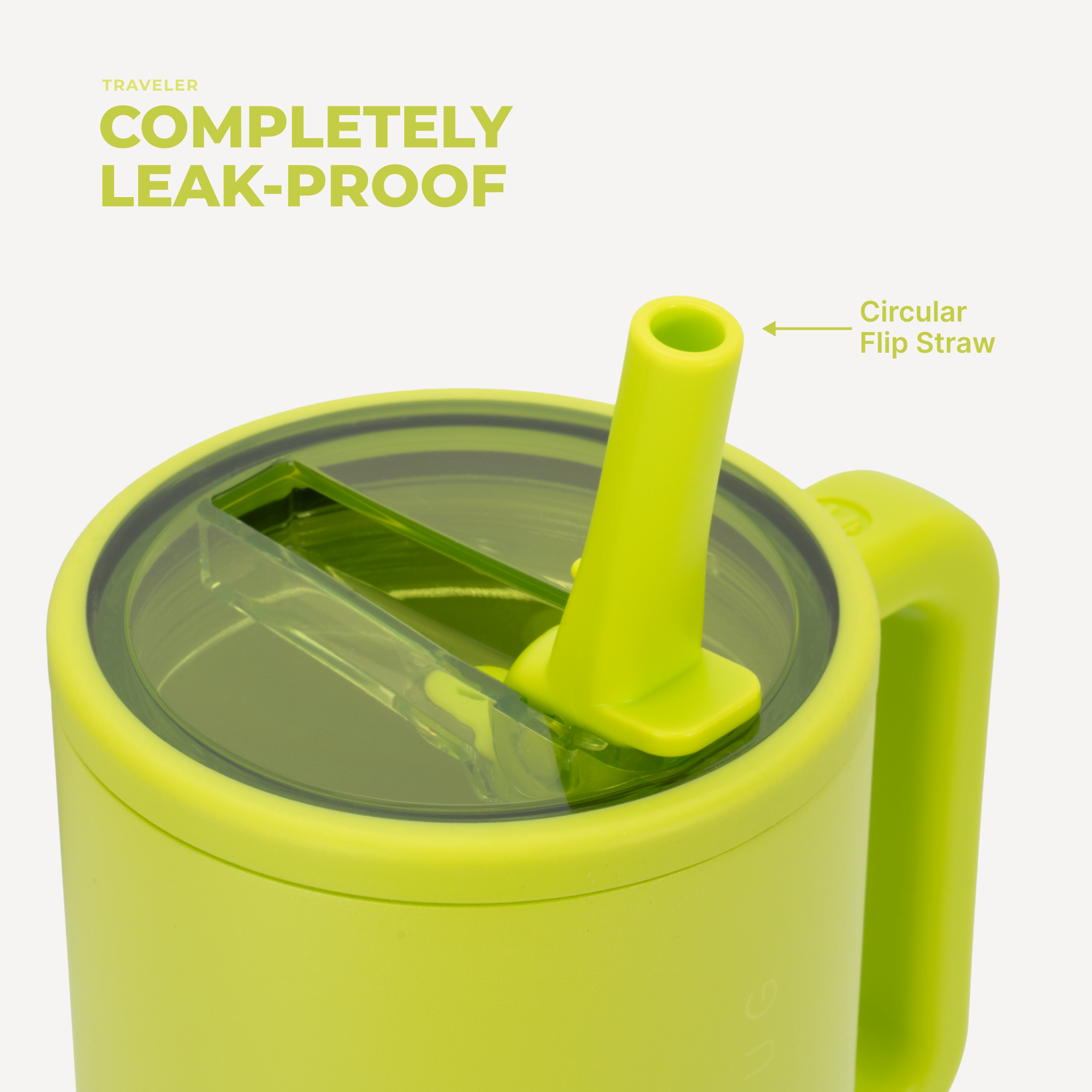 Lemon Lime HydroJug 32 oz Traveler Tumbler