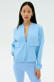 Megan Woven Nylon Jacket