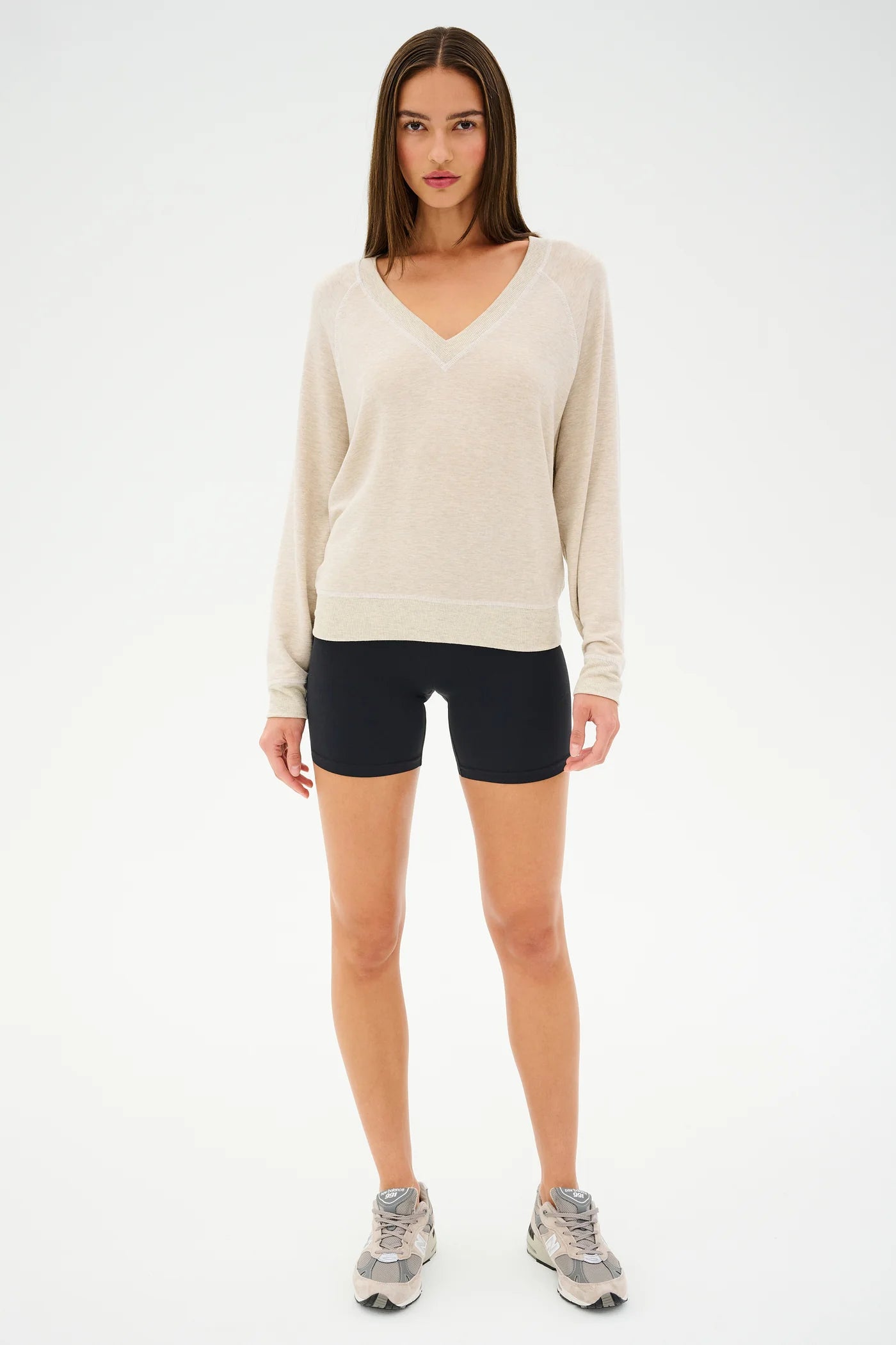 Bennie Fleece V-Neck Sweater