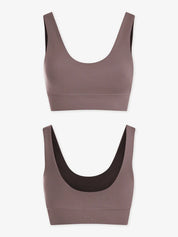 Freesoft Cori Bra in Deep Taupe
